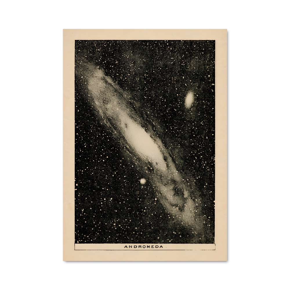 Poster Voie Lactée Vintage